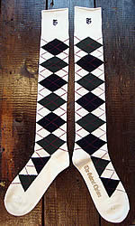 ARGYLE KNEE HIGH SOCKS