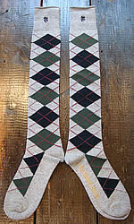 ARGYLE KNEE HIGH SOCKS